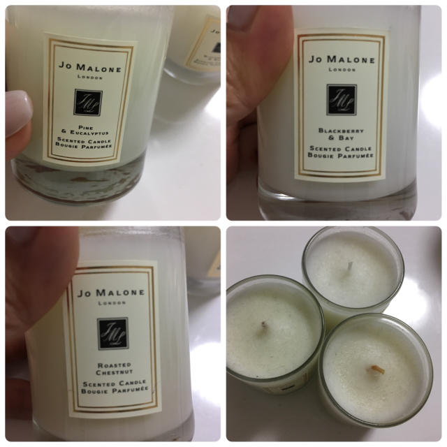 Jo Malone(ジョーマローン)のJO MALONE ミニキャンドル3個セット コスメ/美容のリラクゼーション(キャンドル)の商品写真