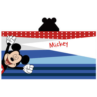 ディズニー(Disney)の【送料込】フード付①ミッキーバスタオル Sサイズ(タオル/バス用品)