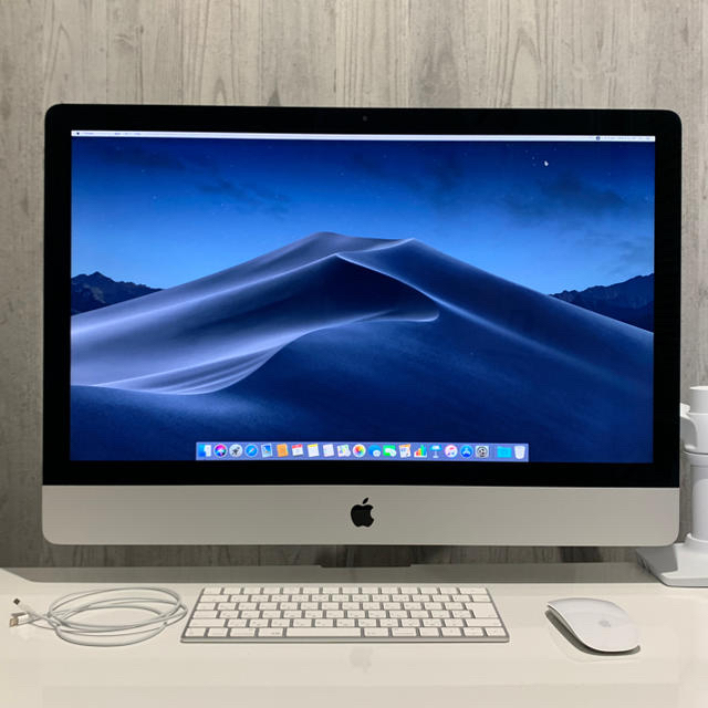 【美品、おまけ有】iMac 27インチ Retina 5K 2017 VESAVESAマウントアダプタ付属品