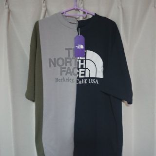 ノースフェイス パープルレーベル アシメトリー Tシャツ NT3916N 完売品ロゴ