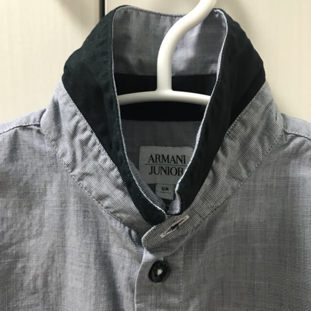 ARMANI JUNIOR(アルマーニ ジュニア)のアルマーニジュニア シャツ 6A118 美品 キッズ/ベビー/マタニティのキッズ服男の子用(90cm~)(ブラウス)の商品写真