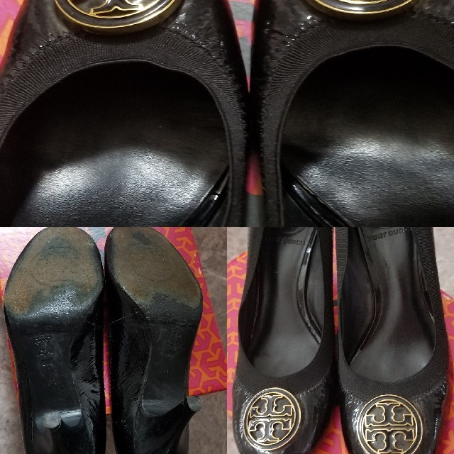 Tory Burch(トリーバーチ)の【専用です】　Tory Burch　エナメルパンプス レディースの靴/シューズ(ハイヒール/パンプス)の商品写真