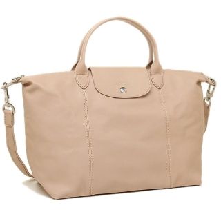 ロンシャン(LONGCHAMP)の新品　ロンシャン　ルプリアージュキュイール　サンディ　1515 737 B50　(ショルダーバッグ)