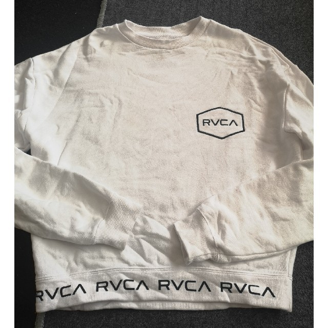 RVCA レディース BIG HEXED CR トレーナー