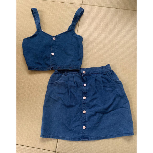 INGNI First(イングファースト)のINGNI First デニムワンピ キッズ/ベビー/マタニティのキッズ服女の子用(90cm~)(ワンピース)の商品写真