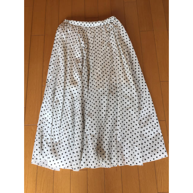 水玉ロングスカート レディースのスカート(ロングスカート)の商品写真