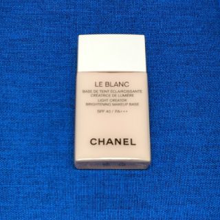 シャネル(CHANEL)の美品☆シャネル  ル ブラン バーズルミエール 10 ロゼ ベース おまけ付き(化粧下地)