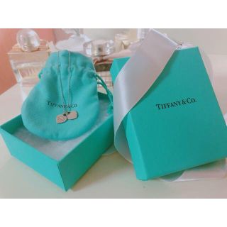 ティファニー(Tiffany & Co.)のティファニー リターントゥーミニダブルハート タグ ペンダント(ネックレス)