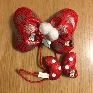 ディズニー(Disney)のディズニー リボン クリスマス(ヘアアクセサリー)