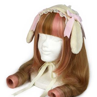 アンジェリックプリティー(Angelic Pretty)の最終値下げ【新品】ロップイヤーbunnyヘッドドレス(ヘッドドレス/ドレス)