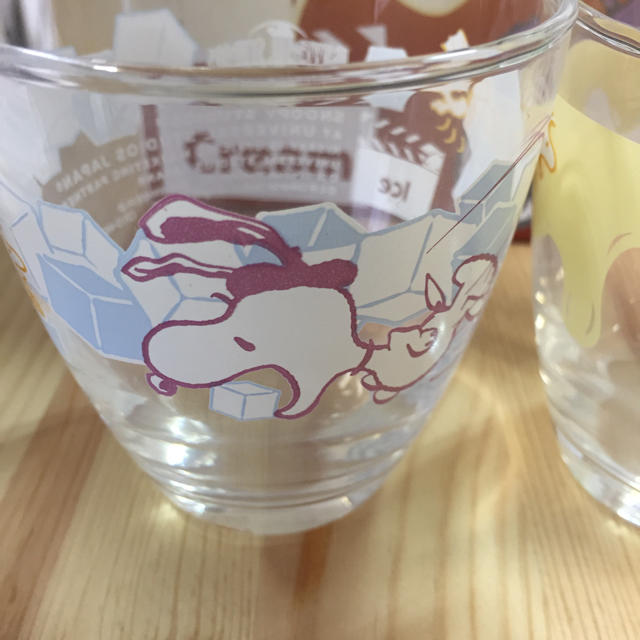 SNOOPY(スヌーピー)のスヌーピー グラス3個セット インテリア/住まい/日用品のキッチン/食器(グラス/カップ)の商品写真