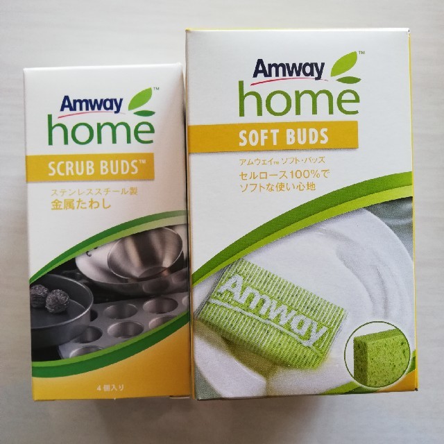 Amway(アムウェイ)のアムウェイ　スポンジ&たわし　新品 インテリア/住まい/日用品のキッチン/食器(収納/キッチン雑貨)の商品写真