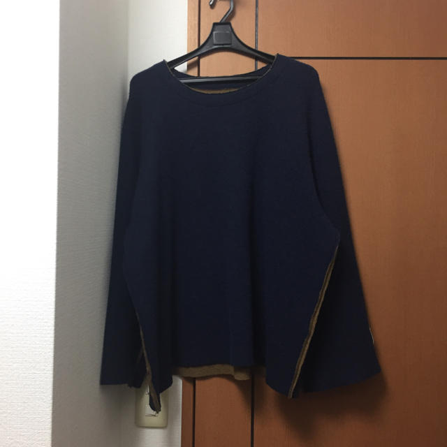 SUNSEA 13AW W-FACE PULLOVER KNIT 1