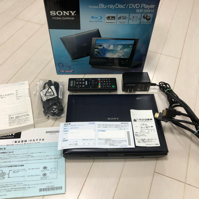 SONY(ソニー)のソニーのブルーレイ、DVDプレイヤー BDP-SX910 スマホ/家電/カメラのテレビ/映像機器(ブルーレイプレイヤー)の商品写真