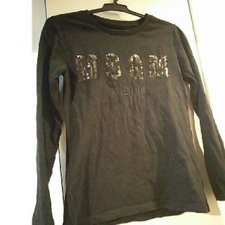 エムエスジイエム(MSGM)のMSGM キッズ ロンT ブラック８A(Tシャツ/カットソー)