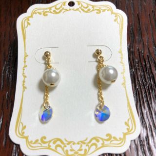 パール＆スワロフスキーピアス(ピアス)