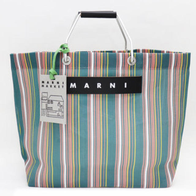 正規品 MARNI マルニフラワーカフェ かごバッグ