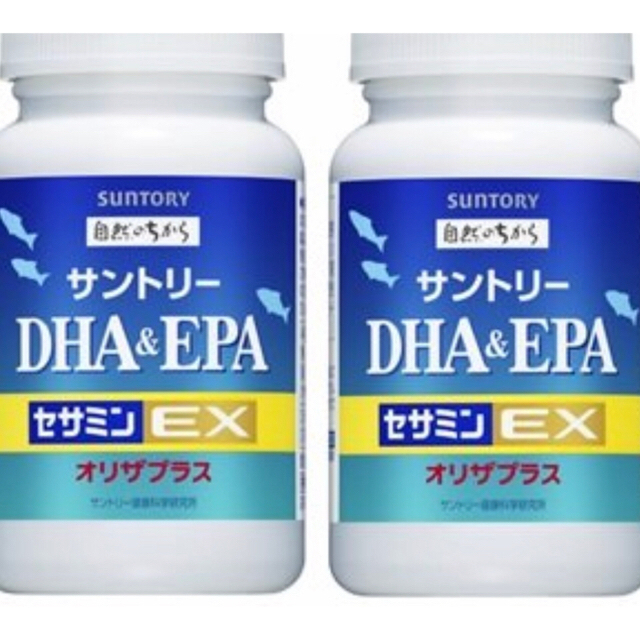 健康食品サントリー DHA EPA セサミン 2本