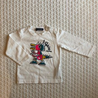 リトルベアークラブ(LITTLE BEAR CLUB)の【新品】ベビートップス サイズ80 ホワイト(シャツ/カットソー)