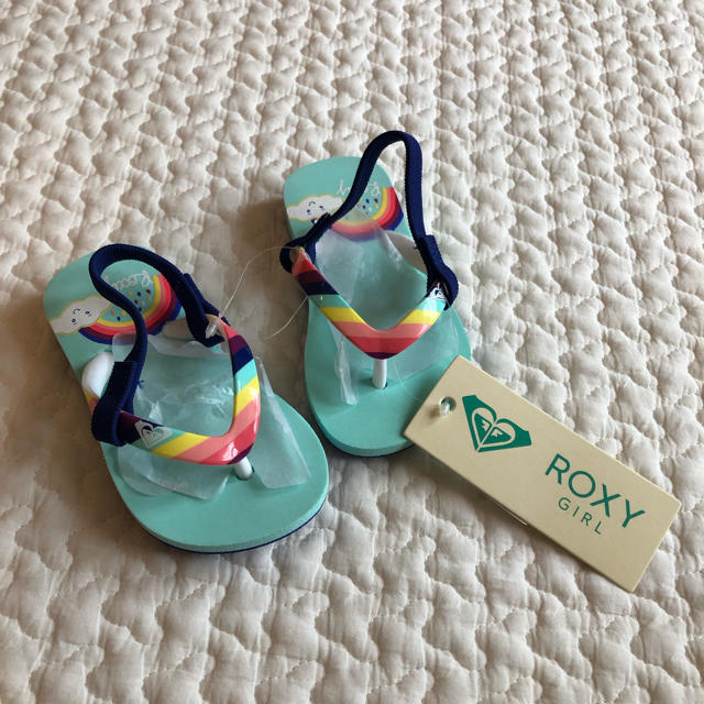 Roxy(ロキシー)の【新品】ベビーサンダル ROXY サイズ12cm キッズ/ベビー/マタニティのベビー靴/シューズ(~14cm)(サンダル)の商品写真