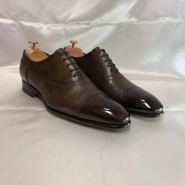 Santoni（サントーニ）ストレートチップ  9.5　灰茶（グレーブラウン） 1