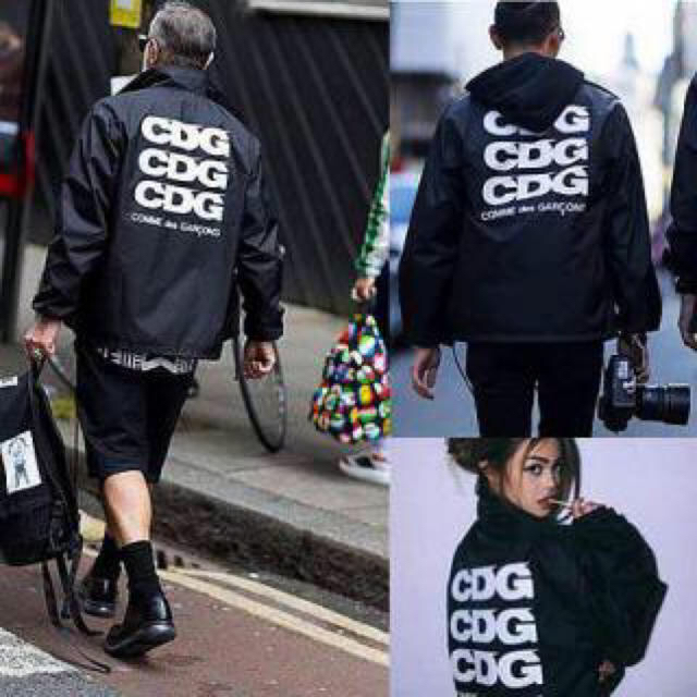 コムデギャルソン cdg コーチJKT Sサイズ 黒 | フリマアプリ ラクマ