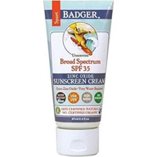 バジャー(Badger)のサンスクリーンモイスチャライザーSPF35　アウトドア(日焼け止め/サンオイル)