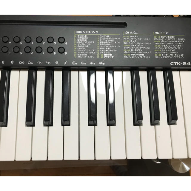 CASIO(カシオ)のCASIO 49鍵盤 電子キーボード ベーシック CTK-240 楽器の鍵盤楽器(キーボード/シンセサイザー)の商品写真