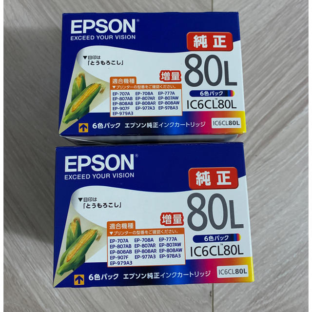EPSON 6色パック 80L増量タイプ 未使用品のサムネイル