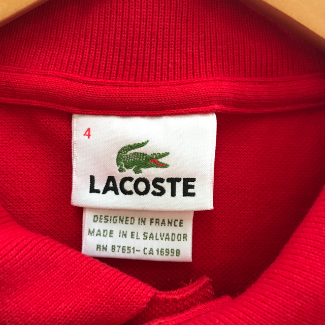 LACOSTE(ラコステ)のLACOSTE ラコステ 鹿の子 ポロシャツ  半袖 メンズのトップス(ポロシャツ)の商品写真