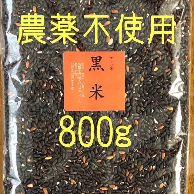 黒米(古代米)　愛媛県産　800ｇ 食品/飲料/酒の食品(米/穀物)の商品写真