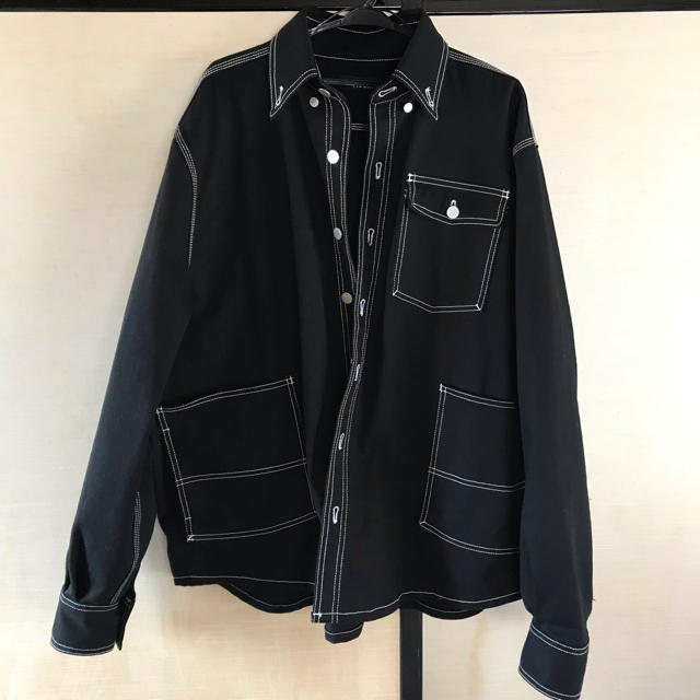 RAF SIMONS(ラフシモンズ)のテテ様専用‼️asclo ステッチシャツジャケット メンズのジャケット/アウター(Gジャン/デニムジャケット)の商品写真