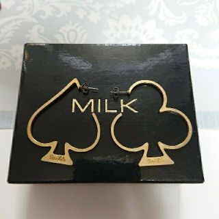 ミルク(MILK)のMILK トランプフープピアス(ピアス)