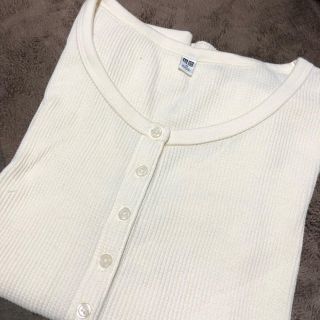 ユニクロ(UNIQLO)のワッフルヘンリーネックT(Tシャツ(長袖/七分))