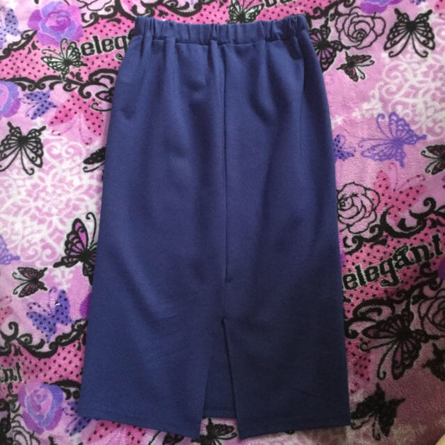青 ブルー ロングスカート  レディースのスカート(ロングスカート)の商品写真