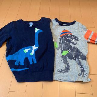 ギャップ(GAP)の恐竜ニット＆ロンT(Tシャツ/カットソー)