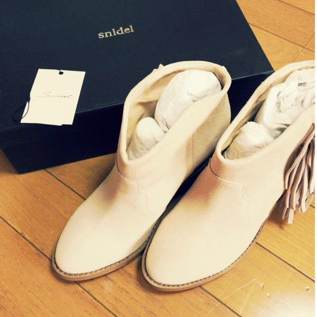 SNIDEL(スナイデル)のウエスタンショートブーツ レディースの靴/シューズ(ブーツ)の商品写真