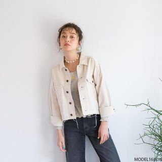 シールームリン(SeaRoomlynn)のSearoomlynnヘムカットDENIMトラッカージャケットキナリ新品(Gジャン/デニムジャケット)