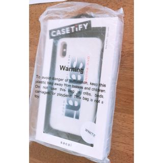 サカイ(sacai)のsacai ×CASETiFY  iPhone case X/Xs 新品未開封 (iPhoneケース)