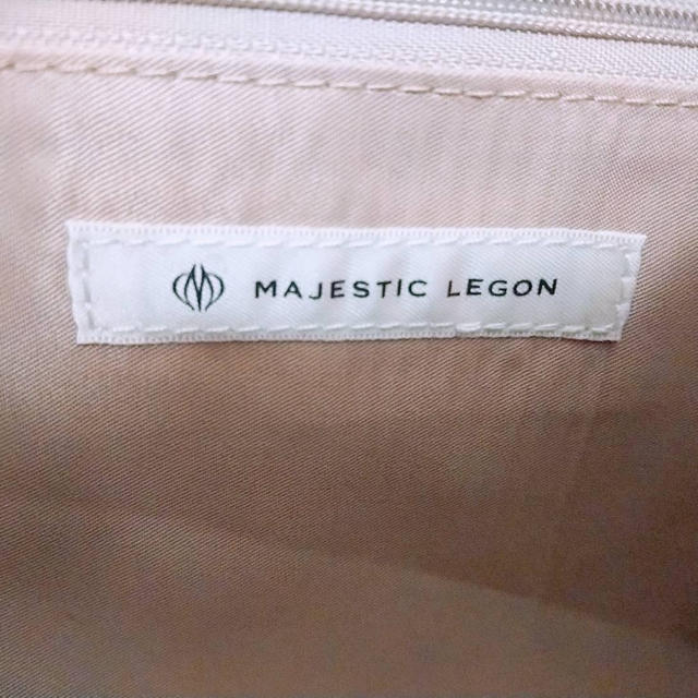 MAJESTIC LEGON(マジェスティックレゴン)の【MAJESTIC LEGON】リボン付きトートバッグ レディースのバッグ(トートバッグ)の商品写真