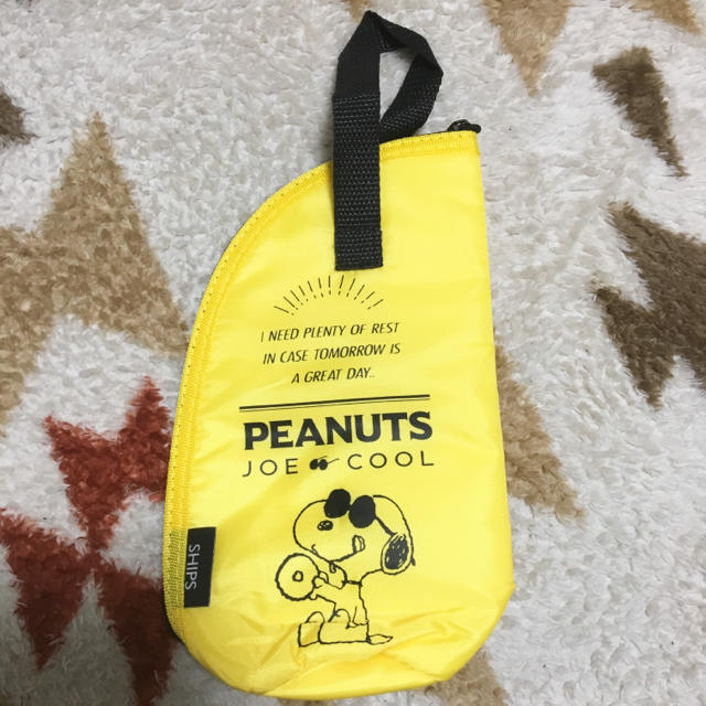 PEANUTS(ピーナッツ)のPEANUTS×SHIPS 保冷 保温機能付きランチトート&ペットボトルホルダー ハンドメイドのファッション小物(バッグ)の商品写真