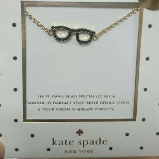 ケイトスペードニューヨーク(kate spade new york)の新品・未開封 ☆ kate spade メガネ モチーフ ブレスレット(ブレスレット/バングル)