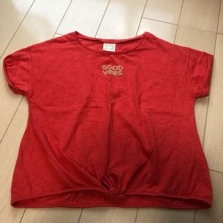 ザラキッズ(ZARA KIDS)のZara  girls  カットソー  128(Tシャツ/カットソー)