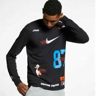 ナイキ(NIKE)のM 北米限定 nike heron preston long sleeve(Tシャツ/カットソー(七分/長袖))