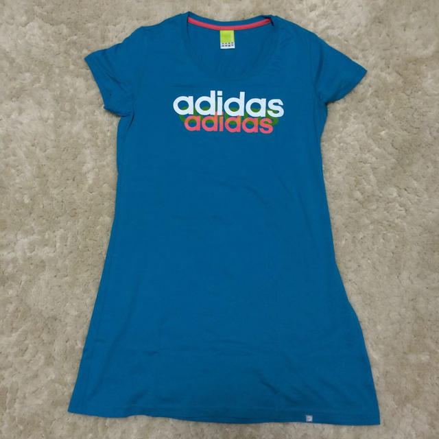 adidas(アディダス)のadidas☆チュニックT☆大きいサイズ レディースのトップス(Tシャツ(半袖/袖なし))の商品写真