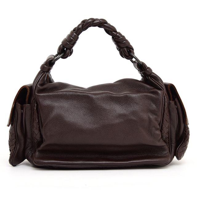 Bottega Veneta(ボッテガヴェネタ)の新品☆ ボッテガヴェネタ♡イントレチャートレザーワンショルダーバッグ♡ブラウン レディースのバッグ(ショルダーバッグ)の商品写真