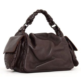 ボッテガヴェネタ(Bottega Veneta)の新品☆ ボッテガヴェネタ♡イントレチャートレザーワンショルダーバッグ♡ブラウン(ショルダーバッグ)