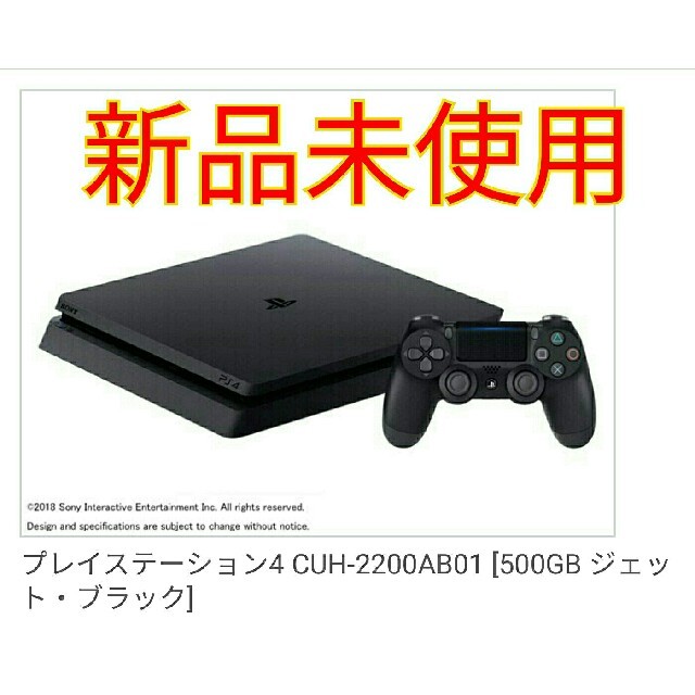 新品未使用SONY PlayStation4 本体 CUH-2200AB01