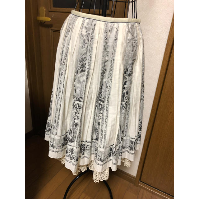 Lois CRAYON ジャガード織スカート ロイスクレヨン - ロングスカート