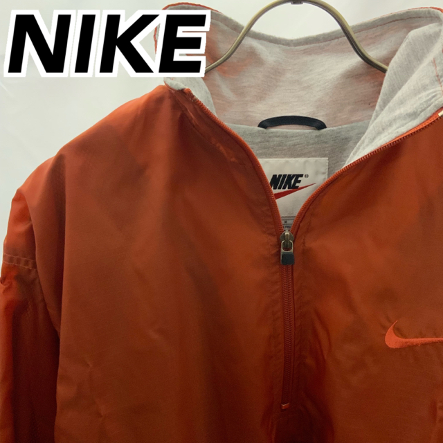 NIKE(ナイキ)の【 NIKE 】90s 白タグ ハーフジップ ナイロンジャケット  メンズのジャケット/アウター(ナイロンジャケット)の商品写真